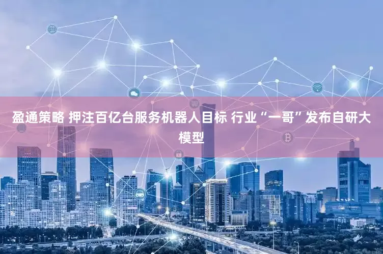 盈通策略 押注百亿台服务机器人目标 行业“一哥”发布自研大模型