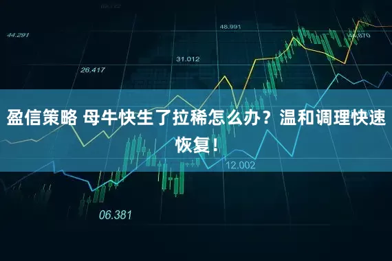 盈信策略 母牛快生了拉稀怎么办？温和调理快速恢复！